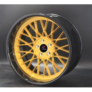 Two--piece forged wheels